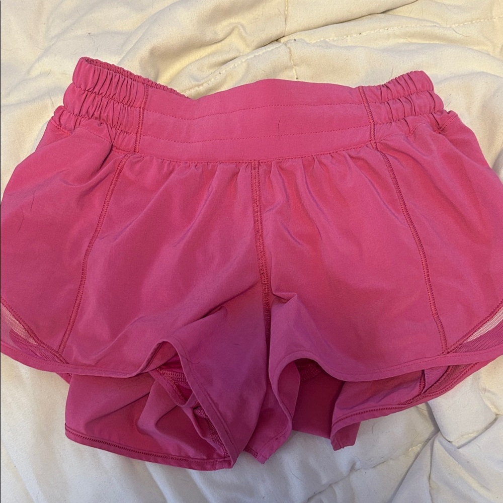 lululemon athletica Vibrant Pink Athletic Shorts